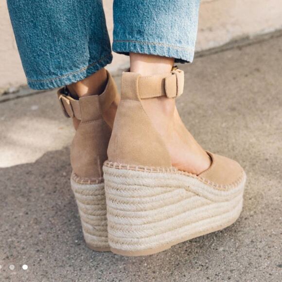 Soludos Positano Platform Wedge in Desert Size 10 New in Box - Picture 7 of 8